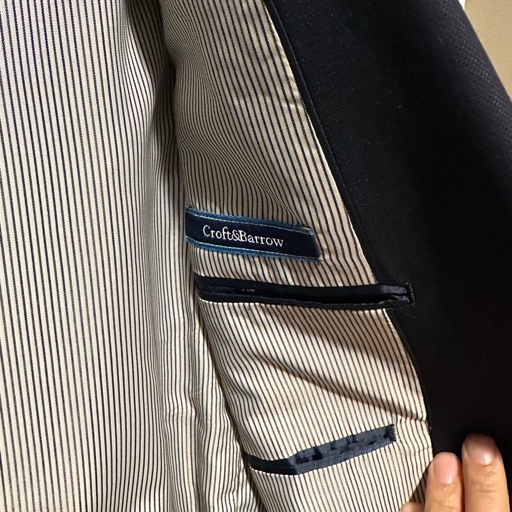 Croft & Barrow Navy Blue Blazer